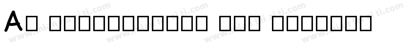 AR RomanMingGB UBL R字体转换